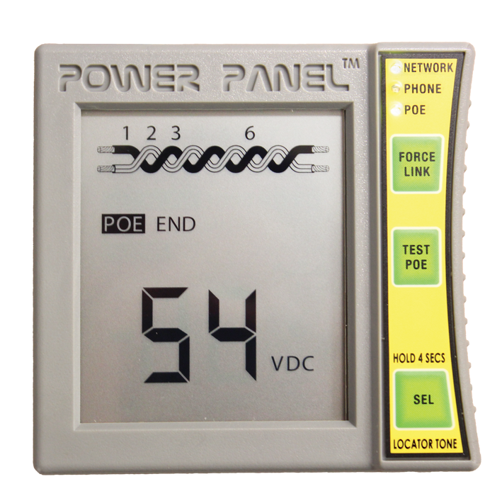 Triplett Power Panel CAT 5/6 Digital Volt Meter POE1000IL