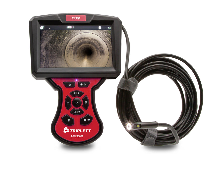 High Definition Borescope Inspection Camera (Dual Camera), 5mm, 5M Cable- (BR350)