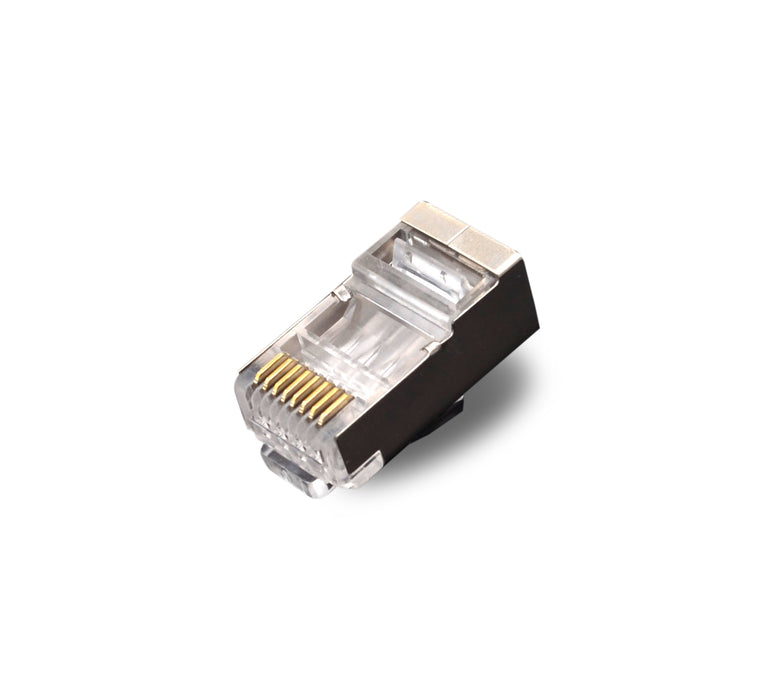 High Performance Modular CAT6 Shielded Connector - Male, 100PK (CAT6-HPPS-HP)