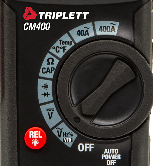 Triplett 400A True RMS AC Clamp Meter CM400