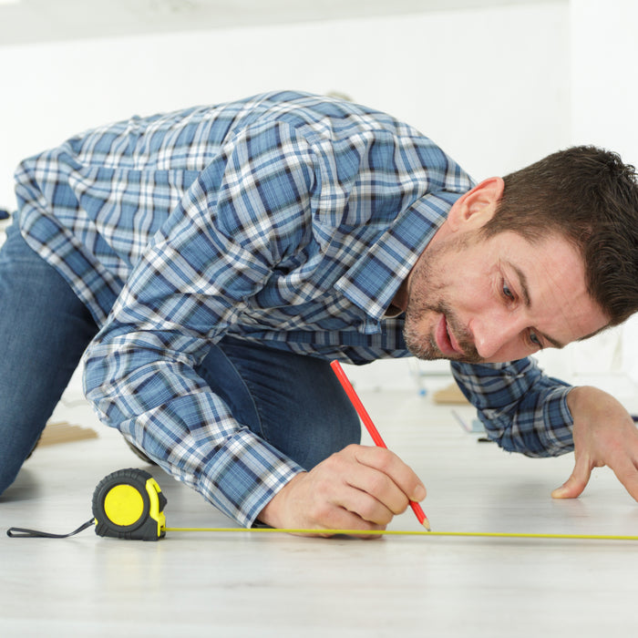 Using a Laser Meter for Flooring Projects