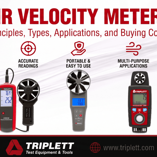 Air Velocity Meters Working Principles, Types, and Applications