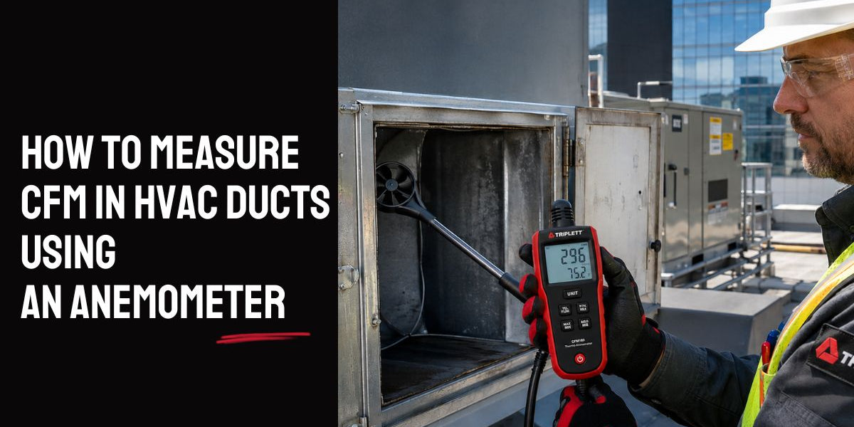 How to Measure CFM in HVAC Ducts | Triplett — Triplett Test Equipment ...