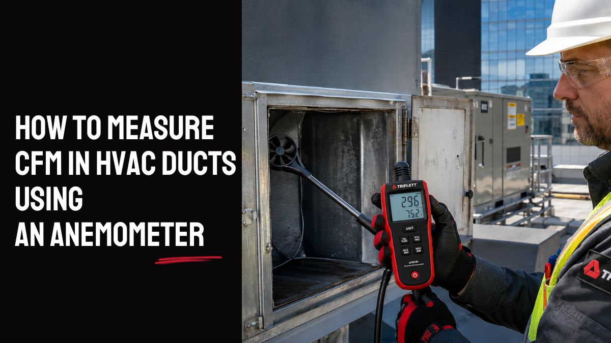 How to Measure CFM in HVAC Ducts Using an Anemometer