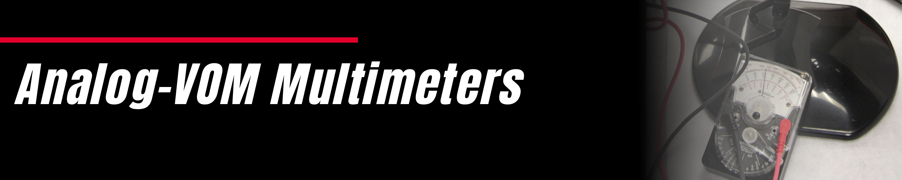Analog Multimeter | Analog Voltmeters | VOM Meter — Triplett Test