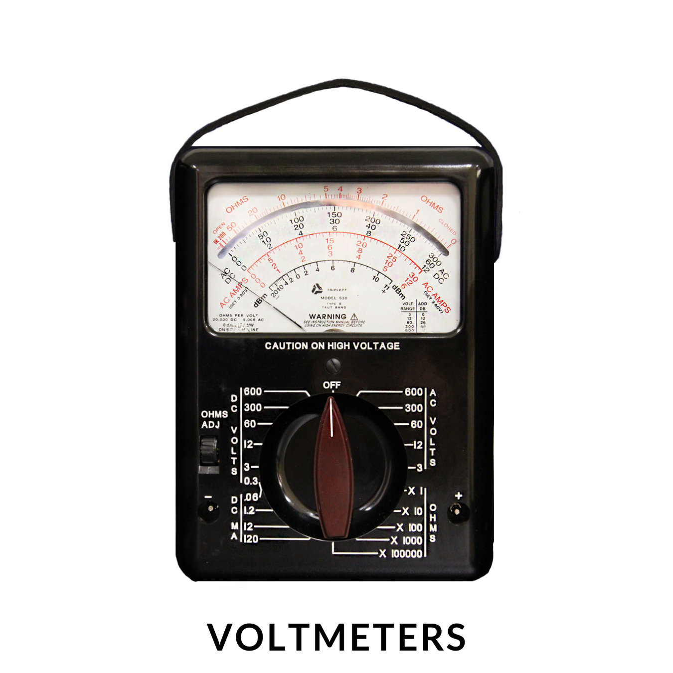 Voltmeter Machine Voltmeters — Triplett Test Equipment & Tools