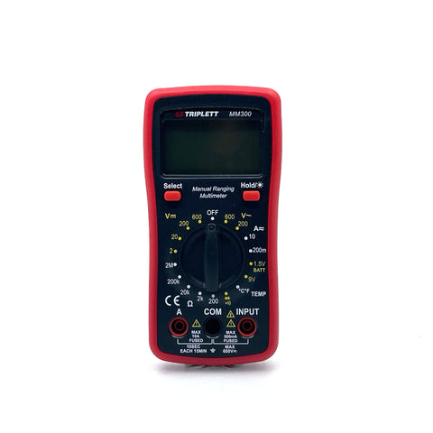 True Rms Manual Ranging Multimeter True RMS Manual Ranging Digital Multimeter | MM300 — Triplett Test ...