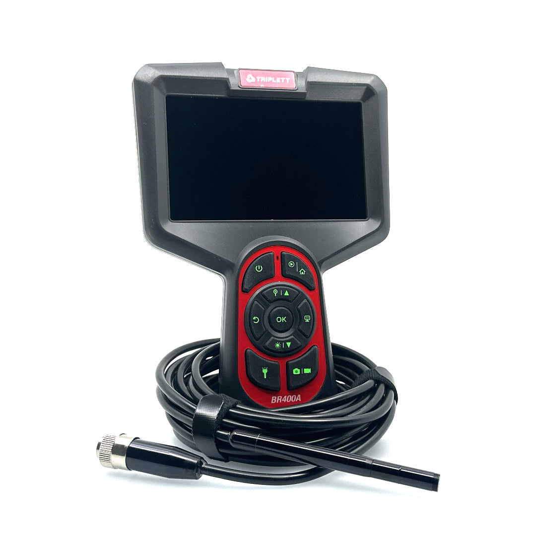 High-Definition Borescope with Dual 8.5mm Waterproof Cameras, 360