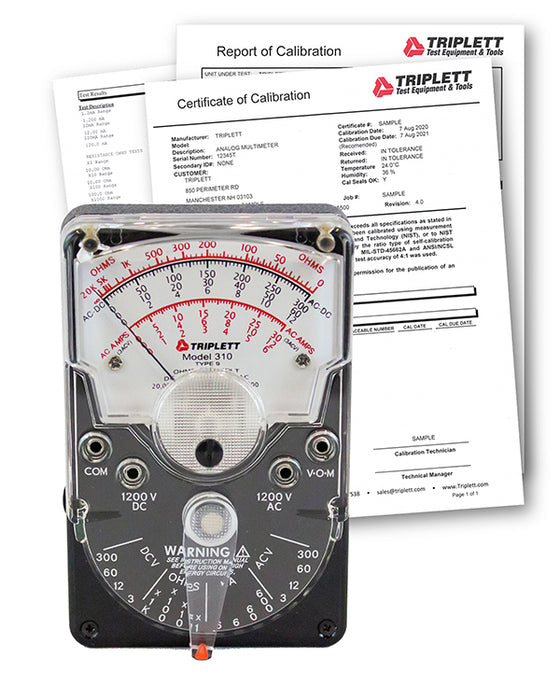 Model 310 Portable Compact Analog Multimeter: 18 Ranges , AC/DC Voltage Measurement to 1200V - (3018)