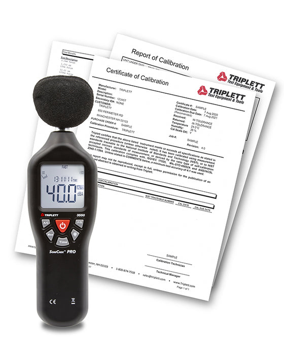 SoniChek Sound Level Meter Noise Level Meter 3550 Decibel