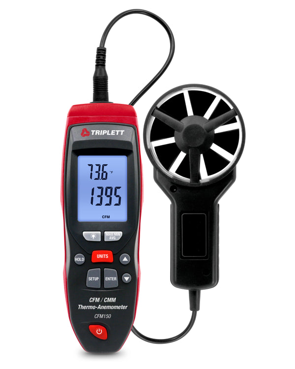 CFM/CMM Thermo-Anemometer + RH (CFM150)