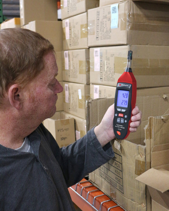 Psychrometer with Dew Point/Wet Bulb w/Bluetooth connectivity - (RHT80BT)