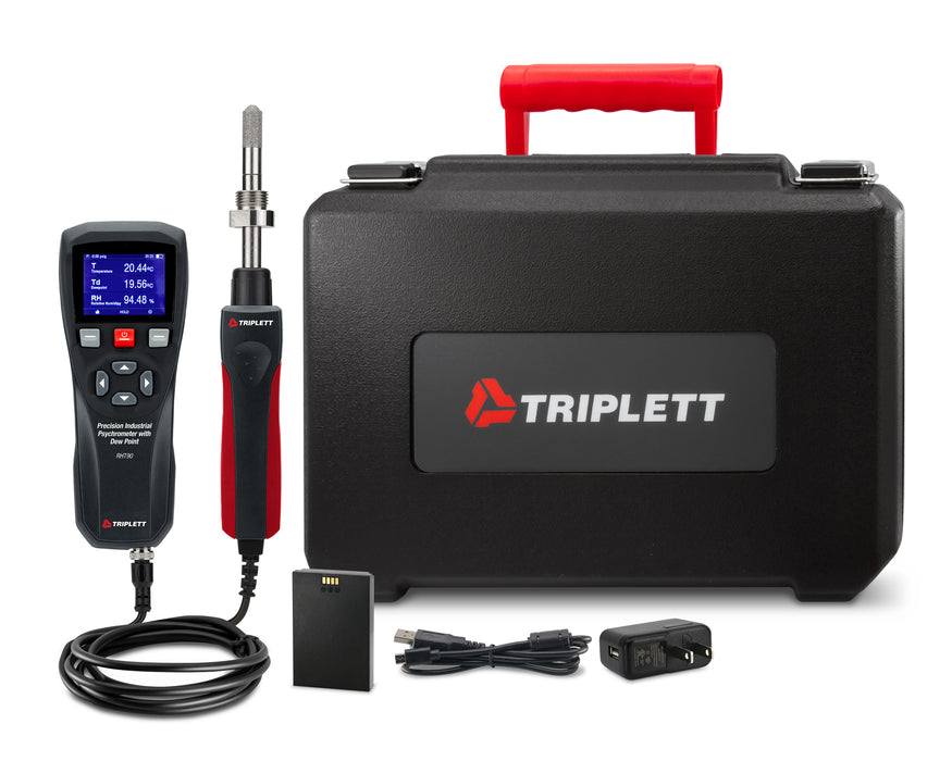 Precision Industrial Psychrometer with Dew Point - (RHT90)