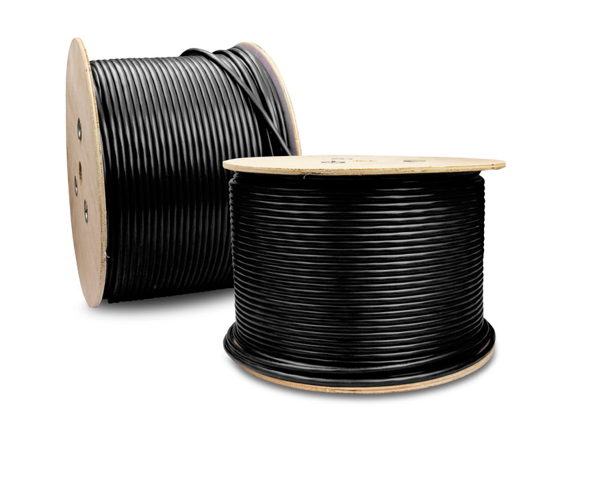 CAT7 SF/FTP Cable, Black,1000ft (CAT7-1000BK)