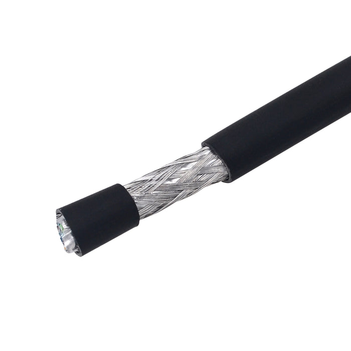 CAT7 SF/FTP Cable, Black,1000ft (CAT7-1000BK)