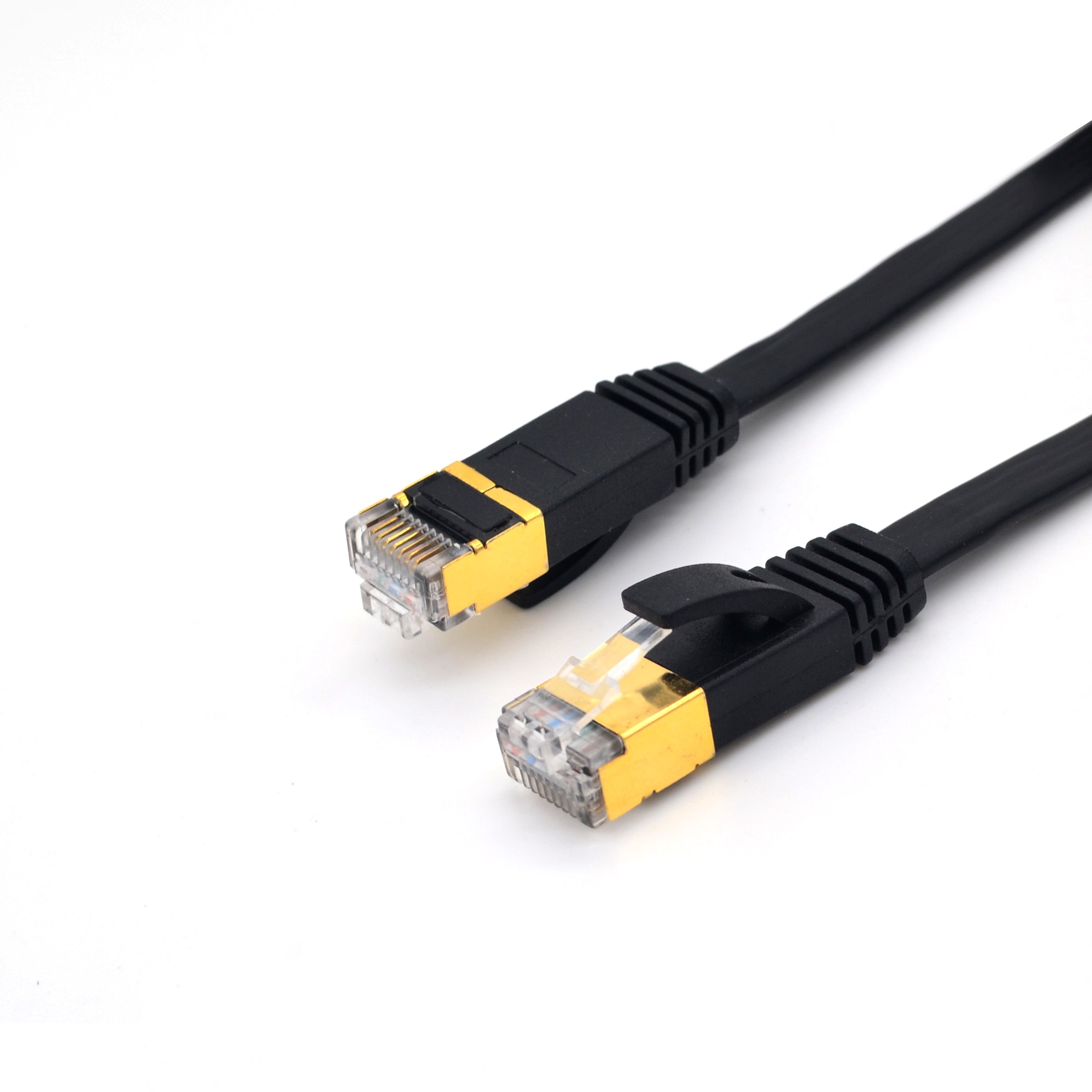 FLAT CAT7 SSTP Patch Cable 28AWG, Stranded — Triplett Test