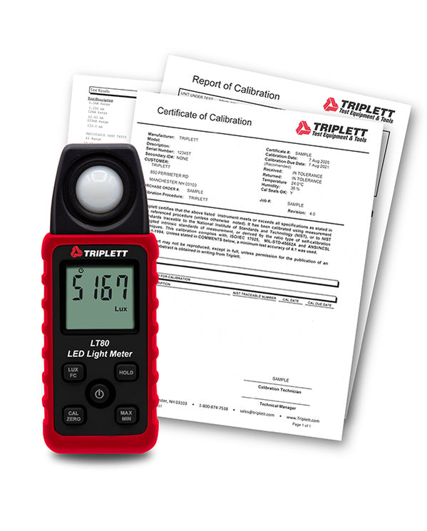 Best Digital Light Meters | LUX Lumen Testers — Triplett Test Equipment ...