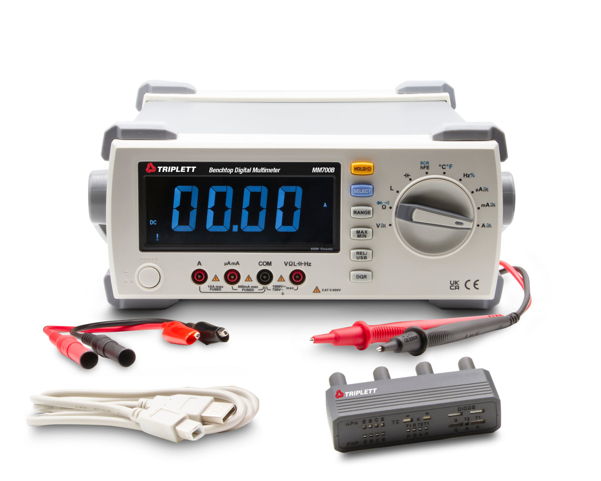 Multimeter Test Instruments Benchtop Digital Multimeter (MM700B) — Triplett Test Equipment & Tools