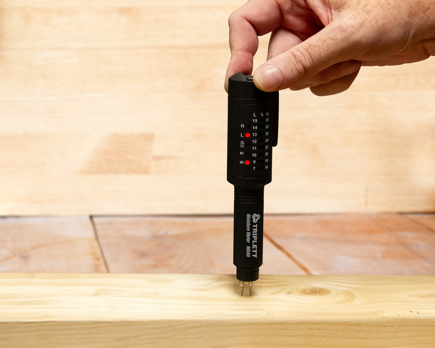 Meter Pin Pin Moisture Meter for Wood & Building Materials — Triplett Test ...