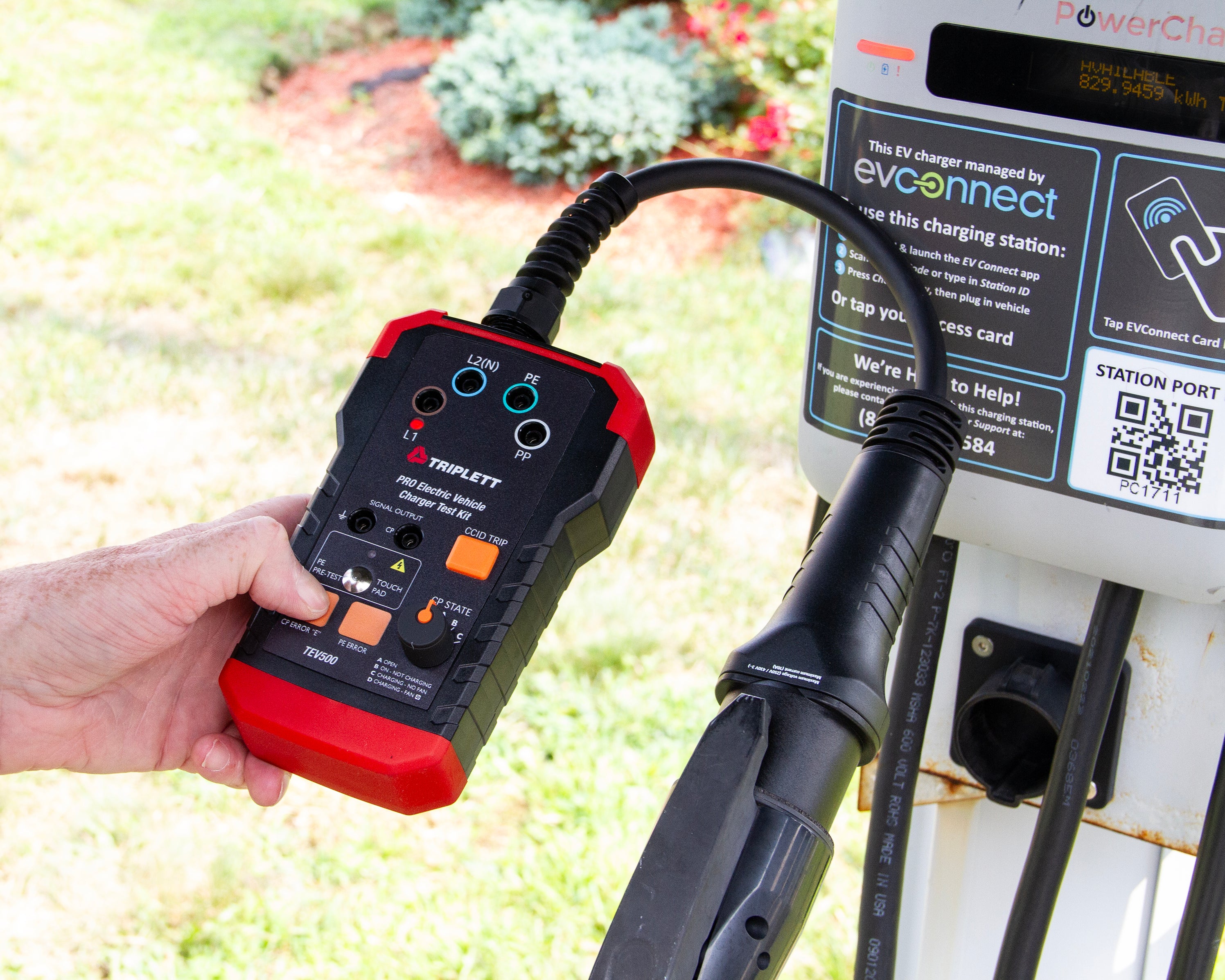 Triplett EV500 Electric Vehicle Tester | EV Charger Diagnostics ...