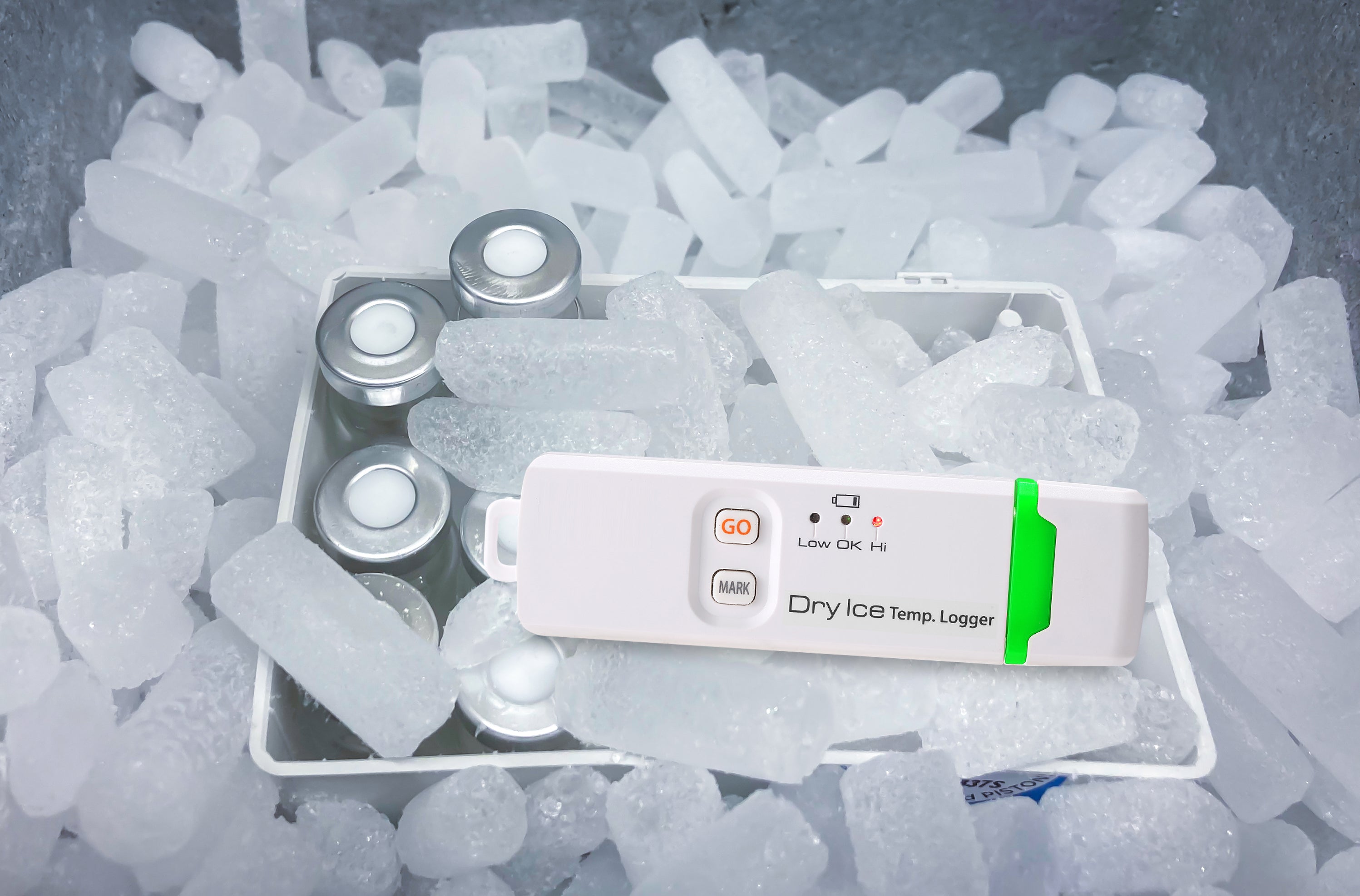 Paper Container Temperature Logger Single-Use USB Dry Ice Temperature Datalogger (-112°F/-80°C)- (TMDL20 ...