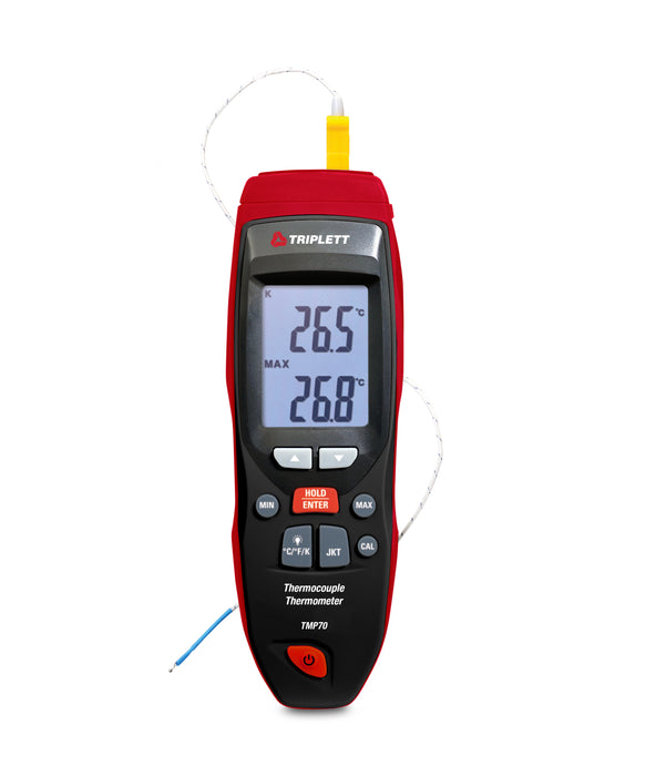 Single Input Type K, J, T Thermocouple Thermometer- (TMP70)