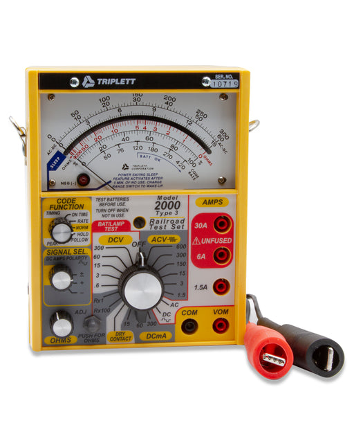 2000 Series Railroad Test Analog Meters for Passenger and