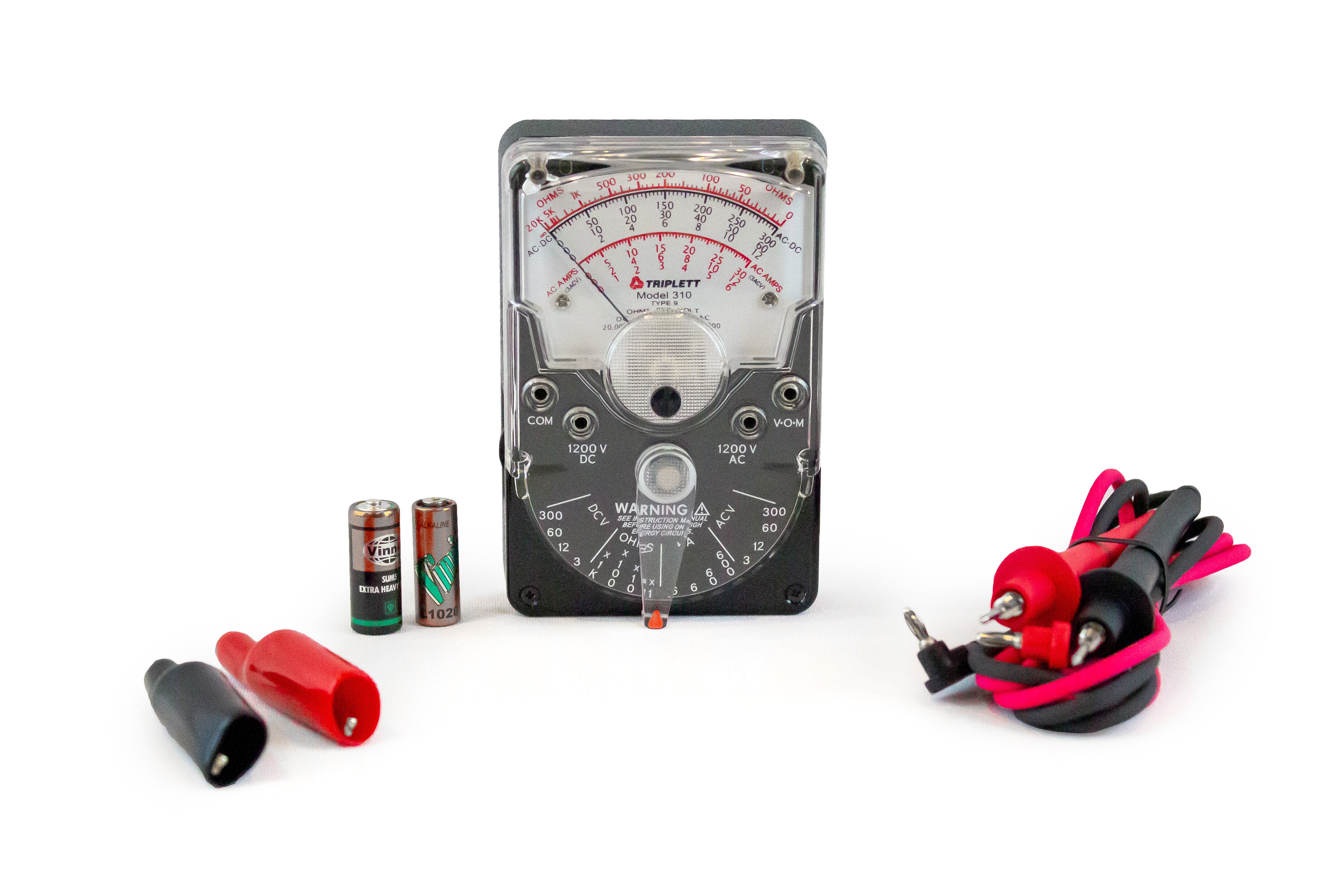 Narrow Multimeter Model 310 Portable Compact Analog Multimeter 3018 — Triplett Test ...