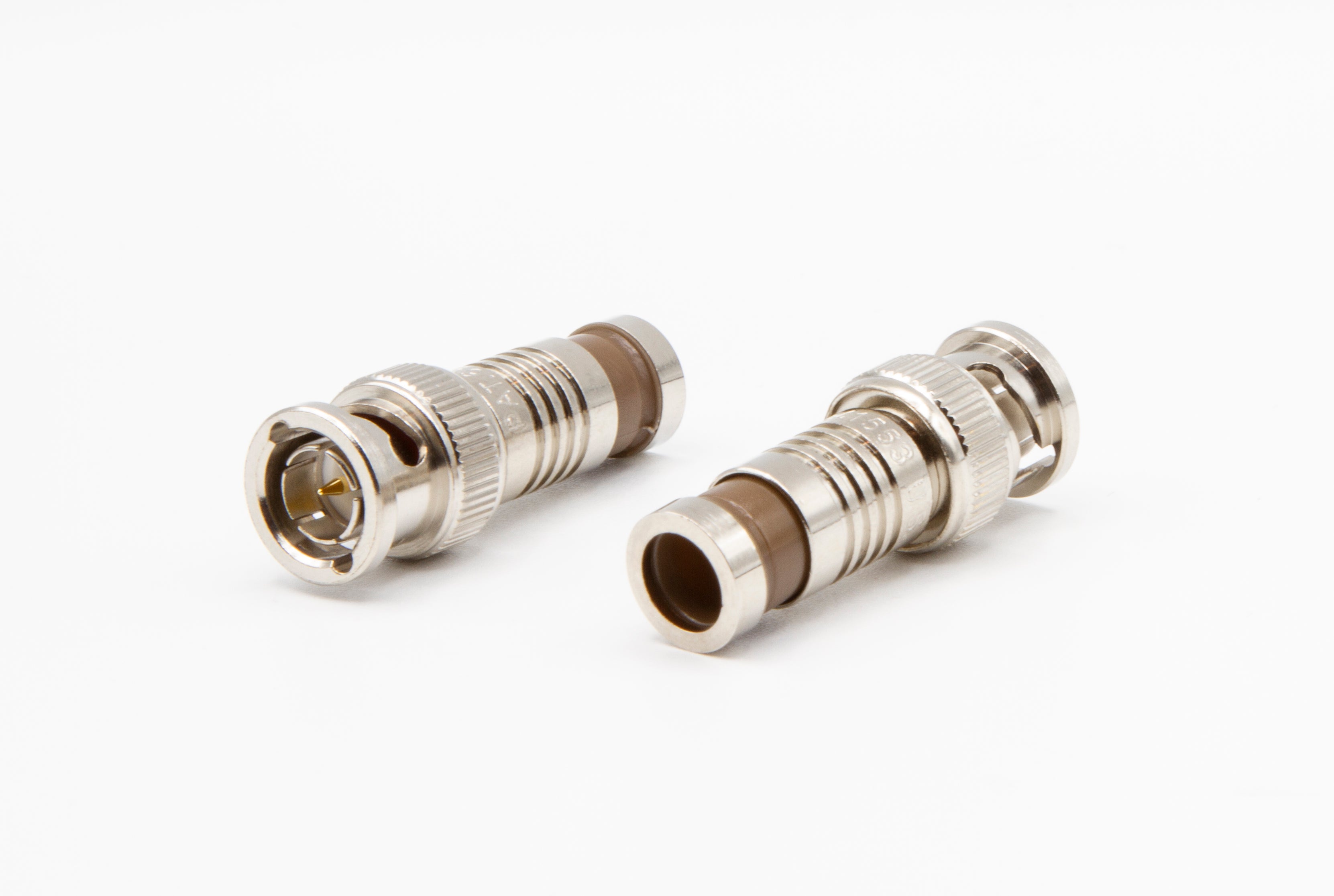 75 Ohm Male BNC Compression Connector 10 Pack - (302-N2CSTP