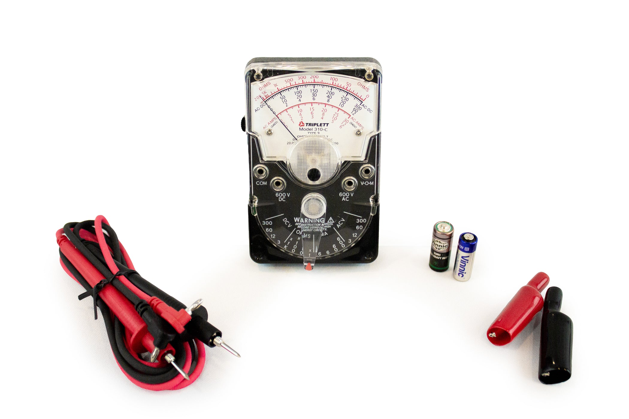 Model 310-C Portable Compact Analog Multimeter: 18 Ranges, AC/DC Volta ...