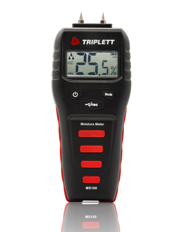 Pin Moisture Meter with Audible Indicator: Wood & Building Materials : 1.5 to 50% - (MS100)