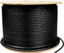 Triplett CAT6A FTP Shielded 23AWG Cable 1000' Black (CAT6AS-1000BK)