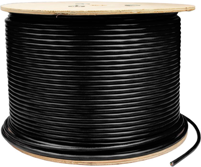Triplett CAT6A UTP 23AWG Cable 1000' Black (CAT6AU-1000BK)