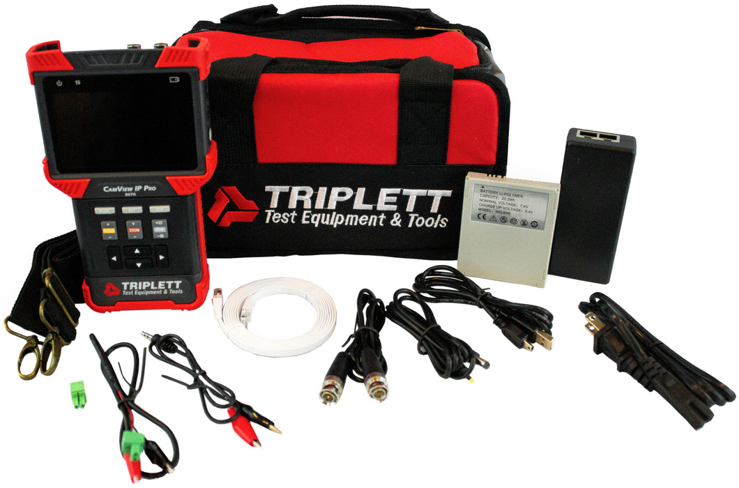 Triplett CamView IP Pro IP-Analog Security Camera Tester 8070