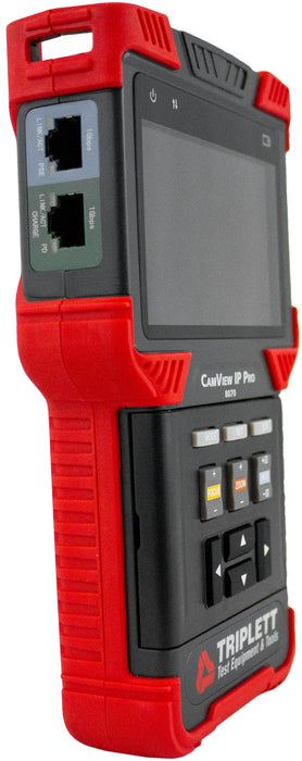 Triplett CamView IP Pro IP-Analog Security Camera Tester 8070 side