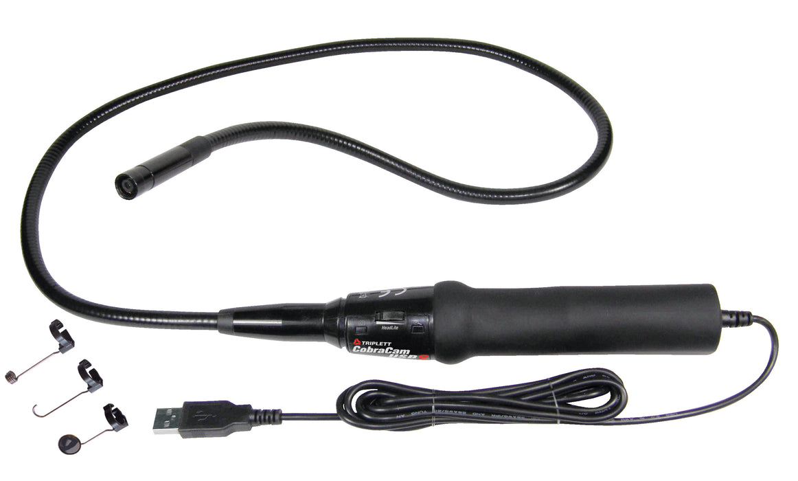 universitetsområde højttaler Perversion CobraCam USB 2 Digital Inspection Camera - Use with PC or MAC ,Record —  Triplett Test Equipment & Tools