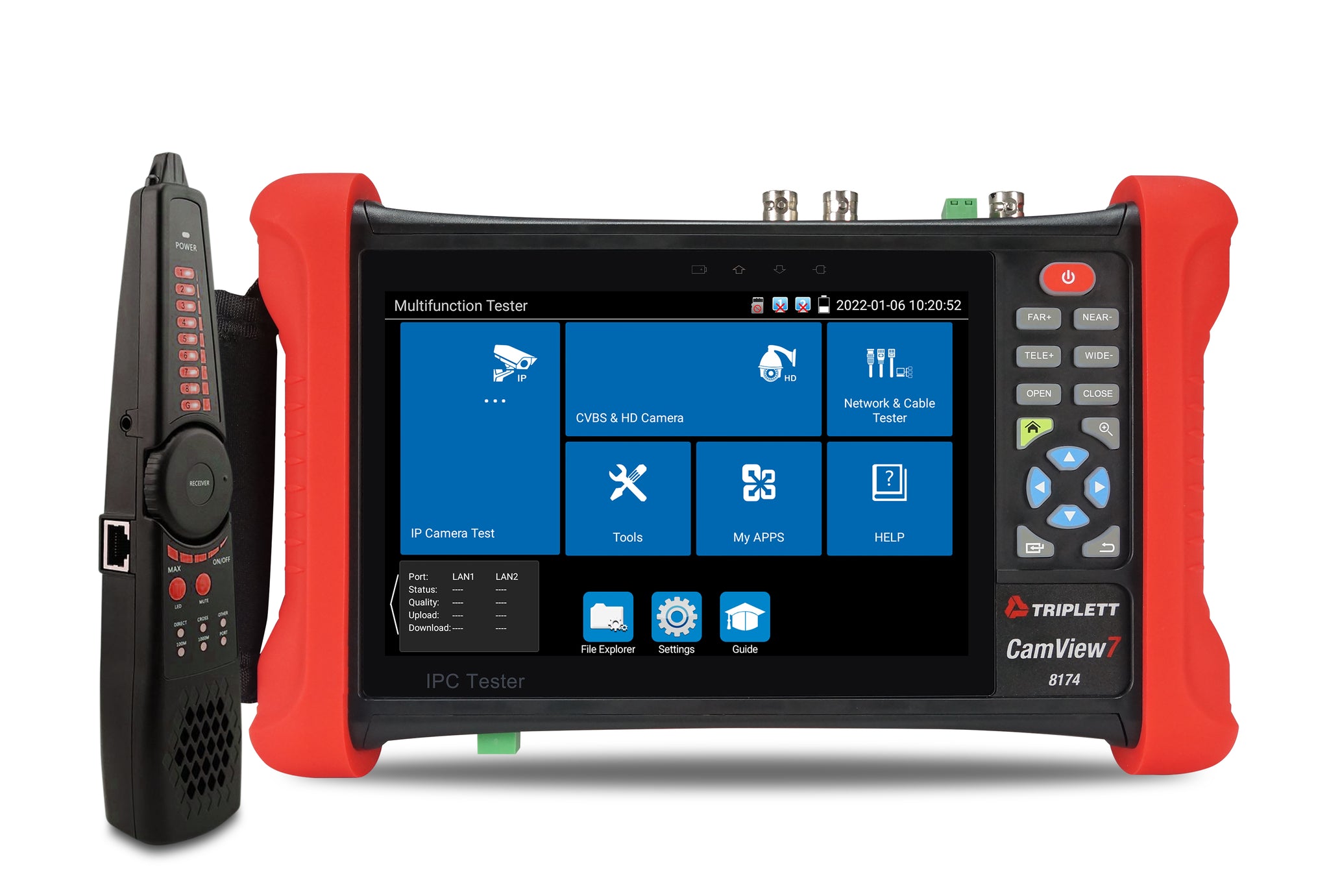 Camera Testing Rig CCTV Camera Testers, Security PoE | IP HD Camera Testers — Triplett ...