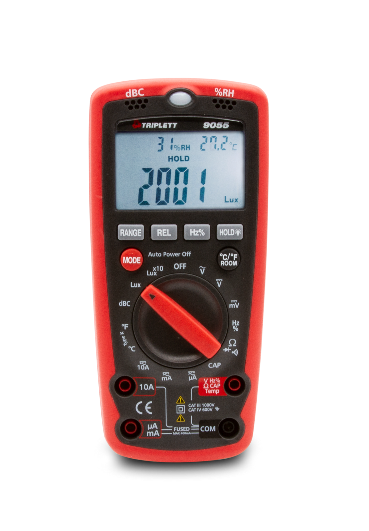 3 ¾ Digit 4000 Count 6-in-1 Digital Multimeter CAT IV 600V - (9055