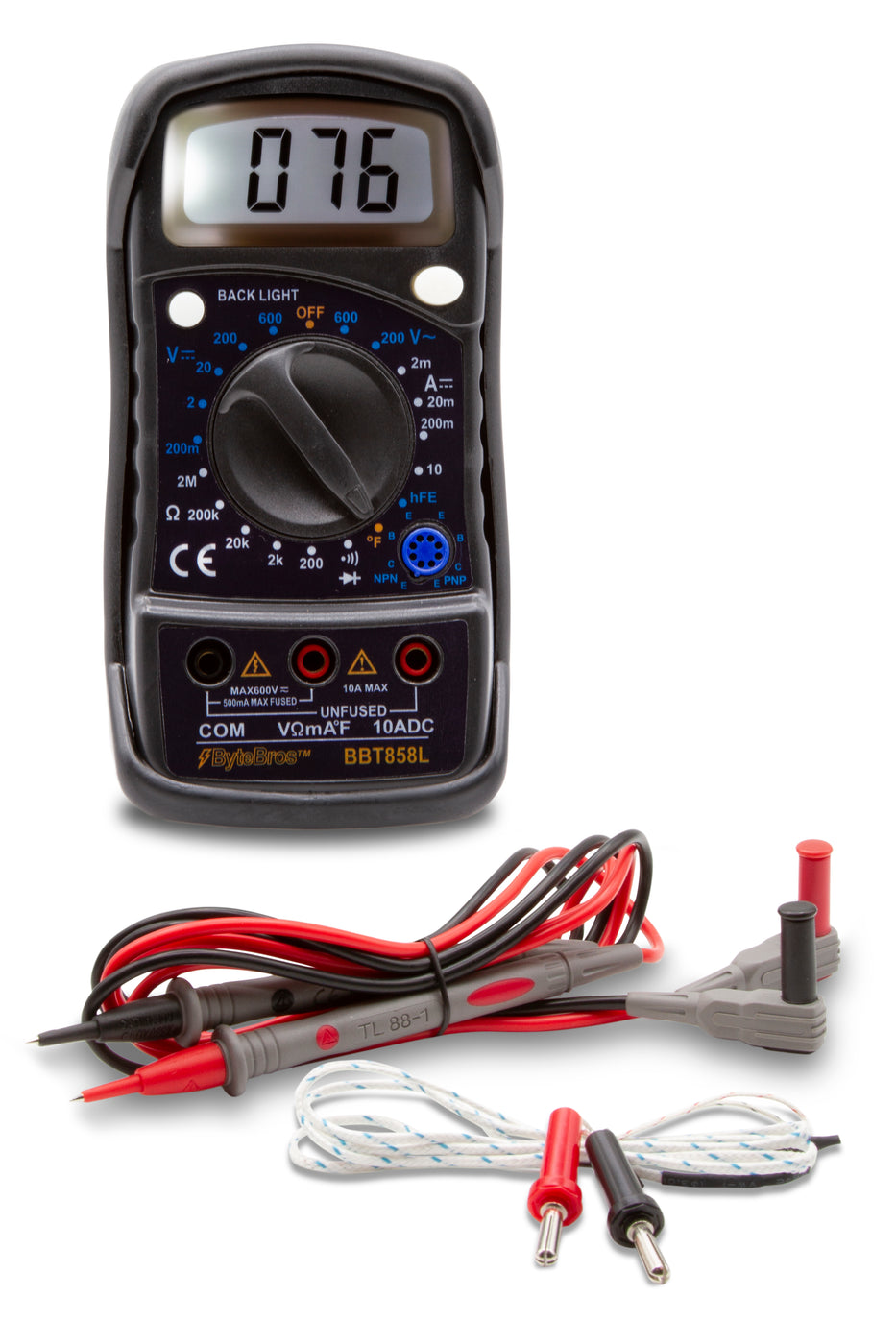 Multimeter Type Box OPEN BOX - 3 ½ Digit Pocket Digital Multimeter with Temperature Measur ...