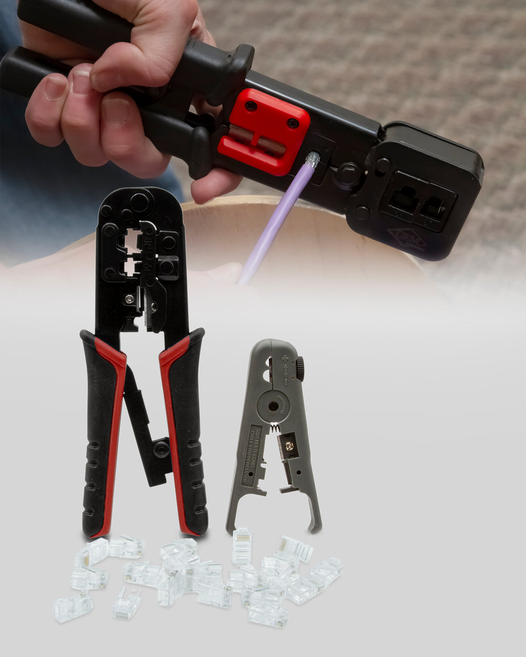 Ethernet Cable Crimping Tool Kits | Ethernet Stripping Tools — Triplett ...