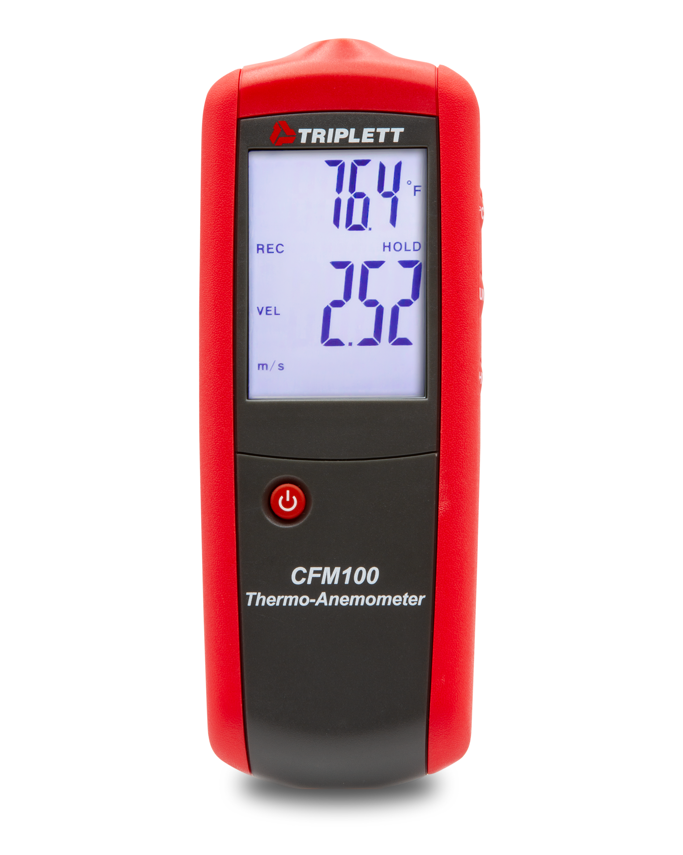 CFM100 Anemometer Measure Air Velocity, Temp and Air Flow upto 9900 CFM ...