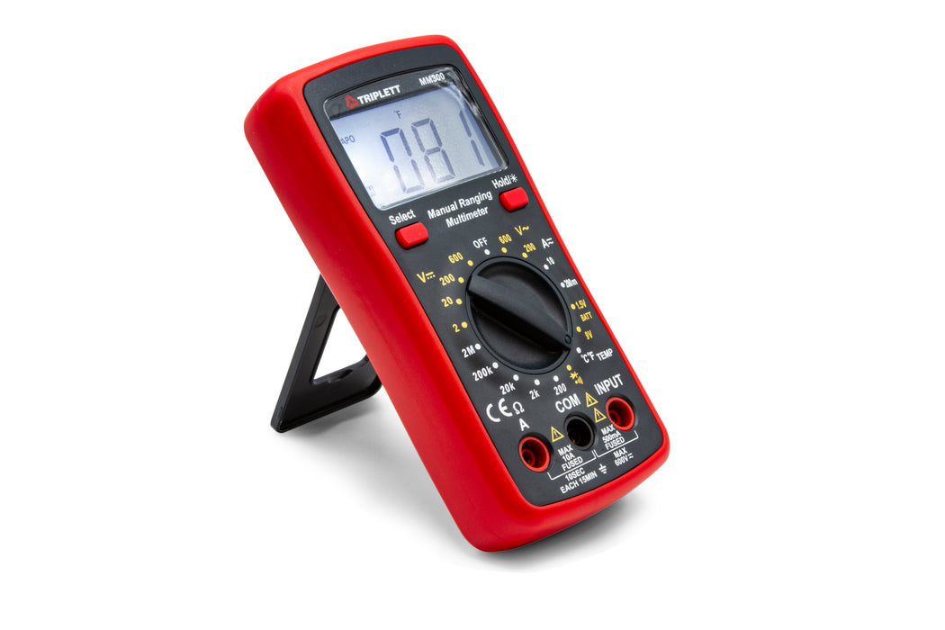 M3 Multimeter True RMS Manual Ranging Digital Multimeter | MM300 — Triplett Test ...