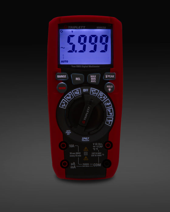Multimètre RS PRO Portable, 600V c.a. 10A c.a.