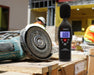 Triplett Sound Level Meter & Calibrator Kit SLM400-KIT in use