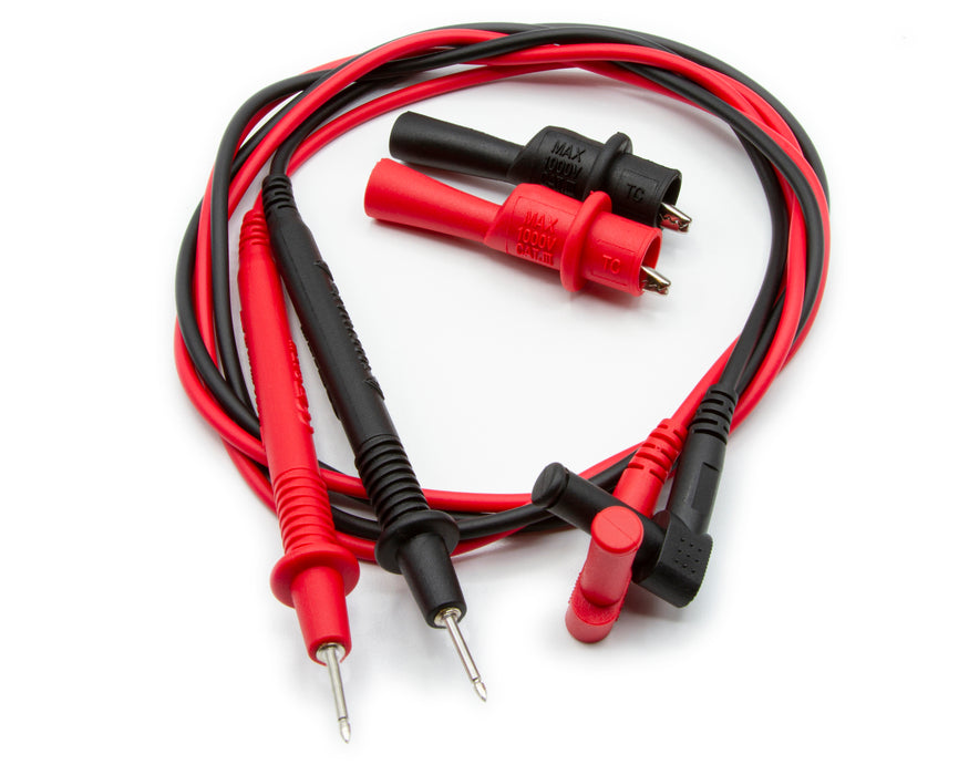55 Universal Standard Test Leads with Insulated Screw-On