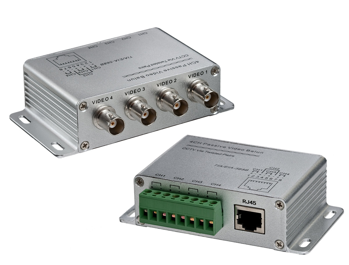 CCTV 8 Channel Passive Transceiver Box, BNC Female to RJ45 or Screw Te ...