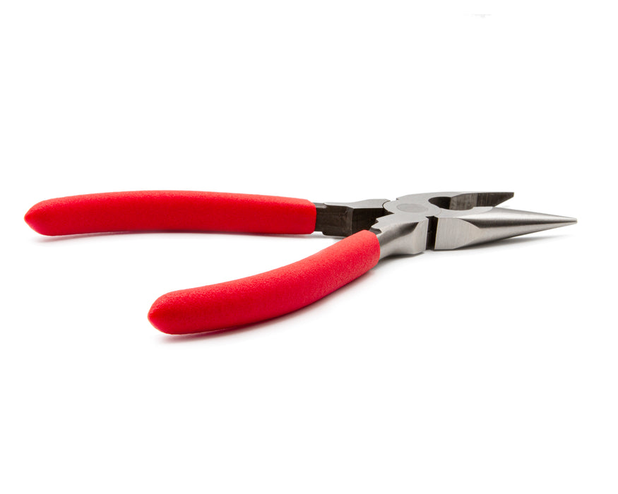 Triplett 8" Long Nose Pliers with Serrated Jaws TT-275 handles
