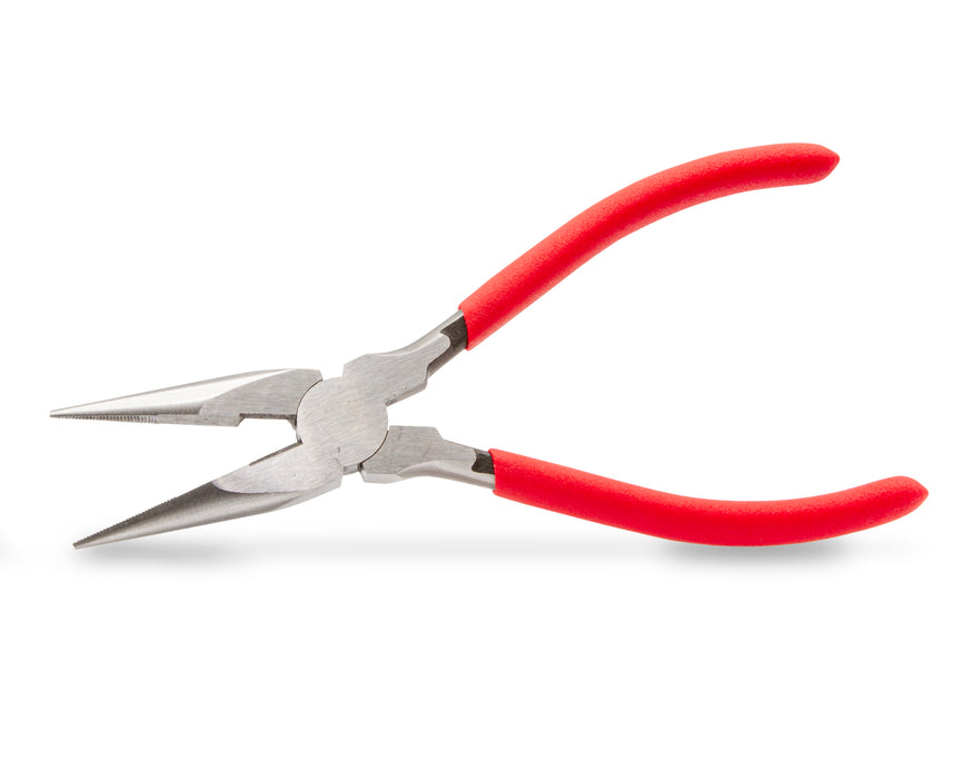 Triplett TT-275 Long Nose Plier, 8 inch with Serrated Jaws