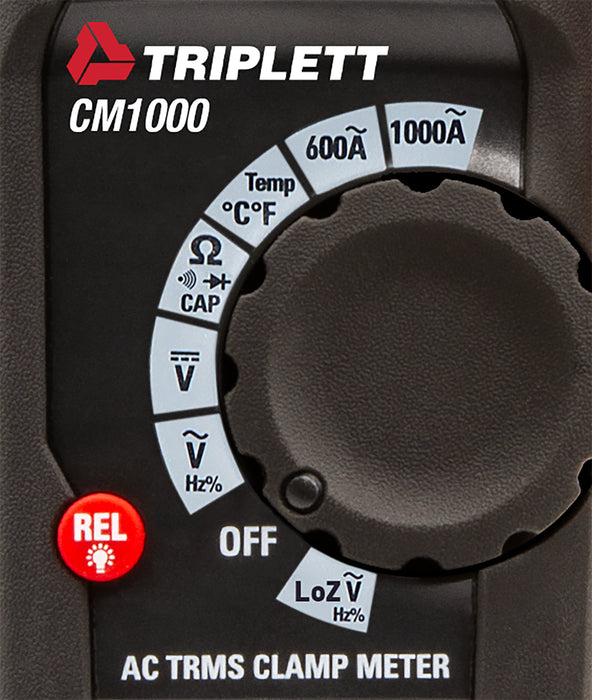 Triplett 1000A True RMS AC Clamp Meter CM1000