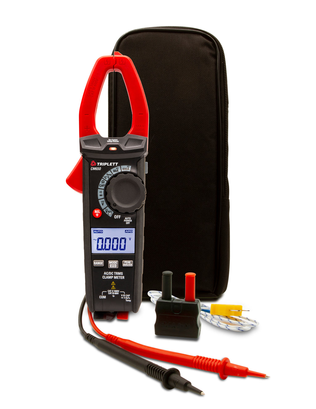 True Rms Multimeter Clap True RMS Clamp Meter | AC DC Clamp Multimeter — Triplett Test Equipment ...